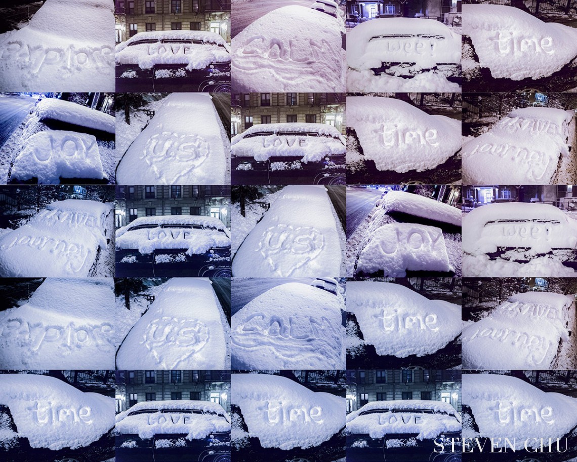 Write On Cars In Snow